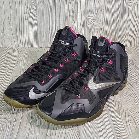 Nike LeBron Miami Nights Black Grey Silver Mens Size 13 main image 4